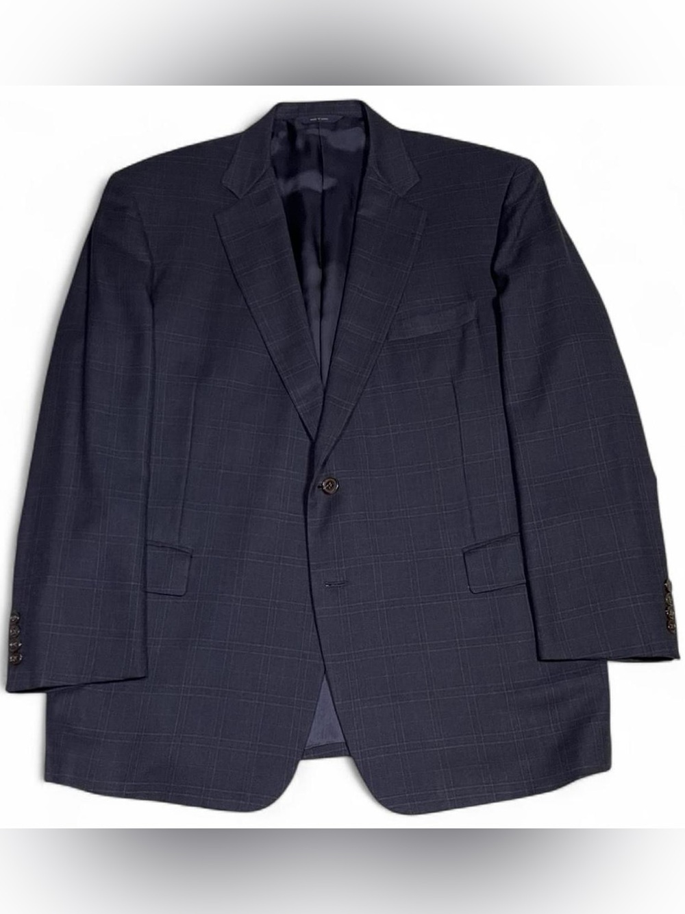 NWOT! Brooks Brothers 1818 Italian Ethomas Grey Check Sport Coat Size 48R Blazer